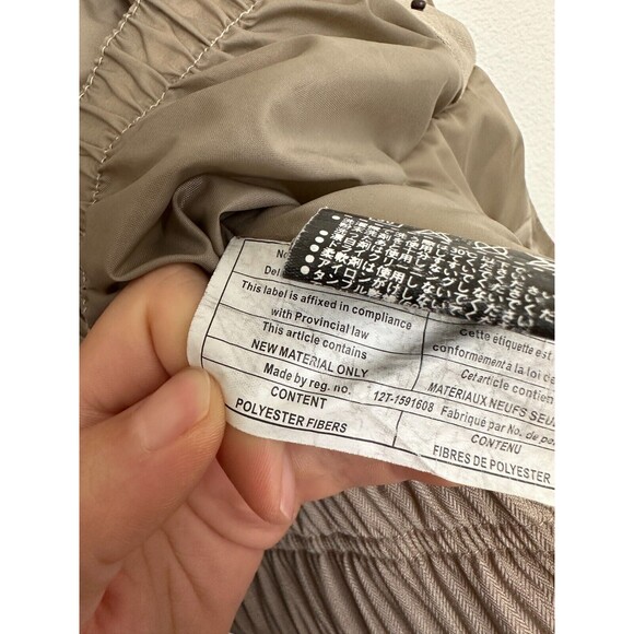 686 Mannual Snowboard Jacket Full Zip Tan Fur Trim Hooded Beige Size Women's XS - Picture 10 of 11